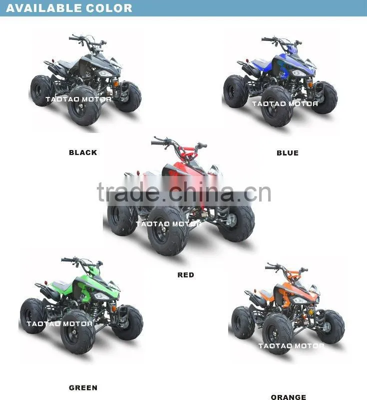 EPA ECE 125cc Cheap 4 wheeler 4x4 ATV for adults ATA125-G1