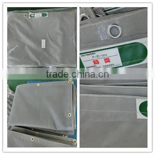 PVC Fireproof Mesh Fabric For Building Safety Nets