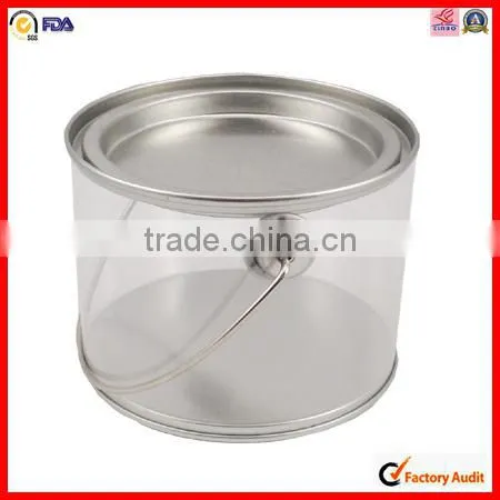 custom wholesale clear plastic round cake box