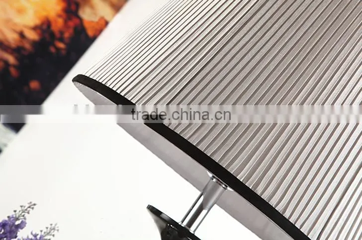 Vase shape black K9 crystal table lamp with lampshade