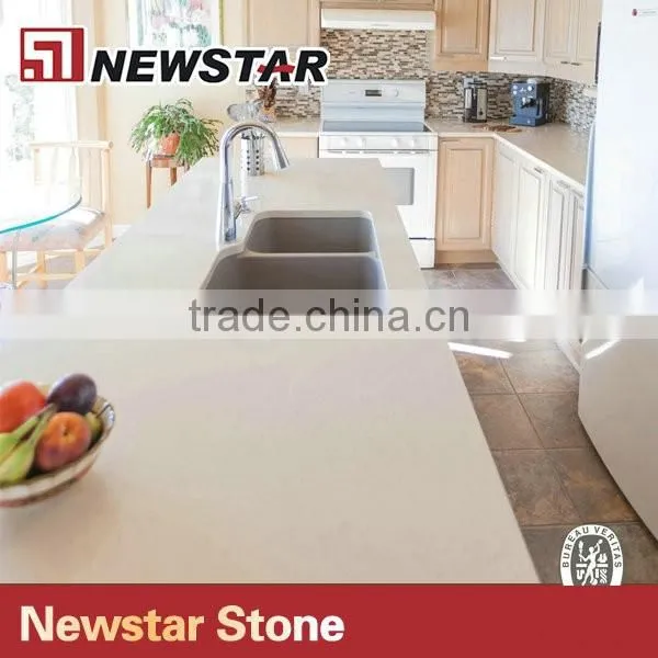 Newstar kitchen quartz tops,white quartz tops