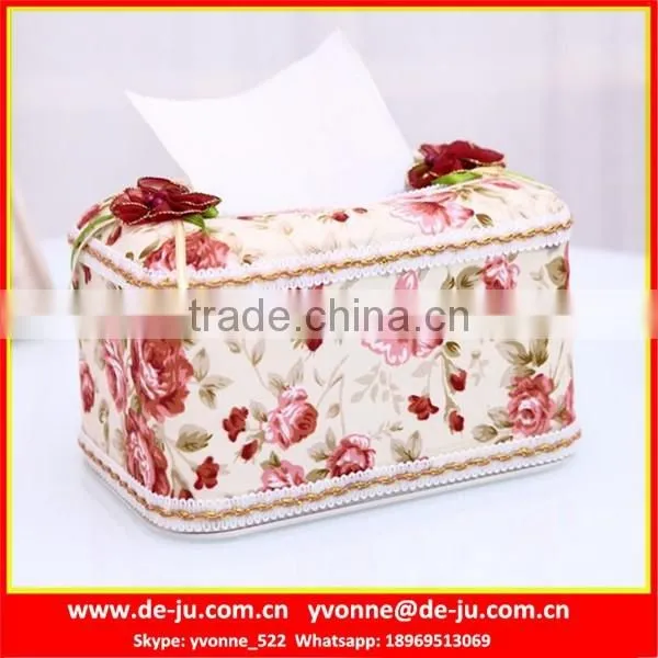 Cotton Polyester Fabric Napkin Box