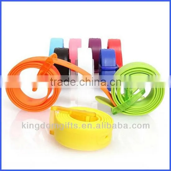 Eco-friendly Fancy Silicone Belt