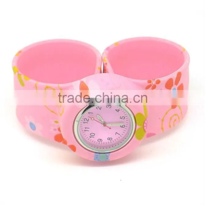 2012 New Design silicone slap watch