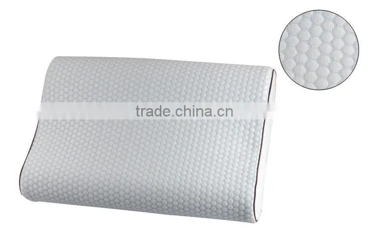 High quality luxury breathable soft fabric contour memory foam orthopedic pillow