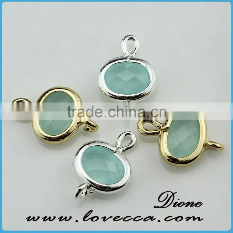 China manufacturer wholesale glass stone drop druzy pendant