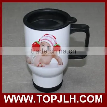Hot Selling blank Metal Car Mug Traveling Tea cups
