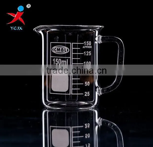150ml Glass Beaker With Duck Mouth And Handle