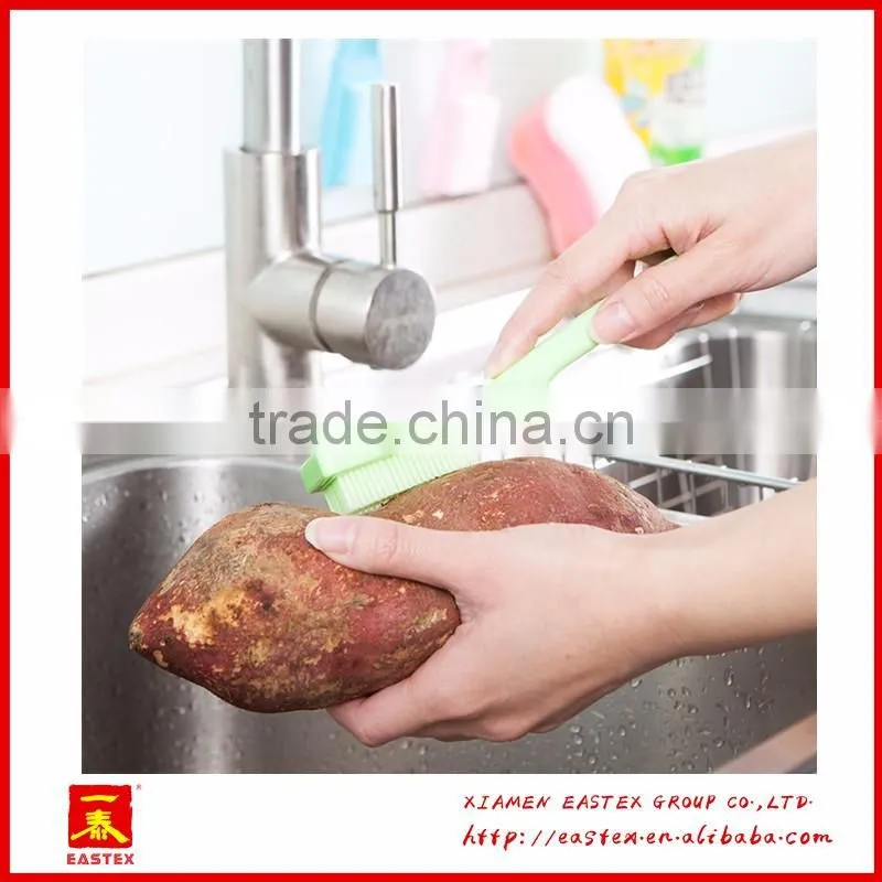 High Quality Plastic Fruit and Vegetables Cleaning Brush