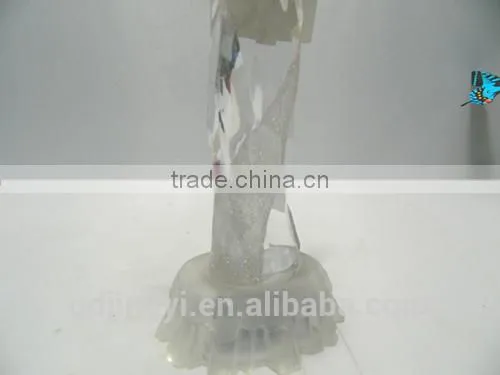 New Fashion Fancy Type Clear Lighted Led Light Christmas Acrylic Angel holding heart