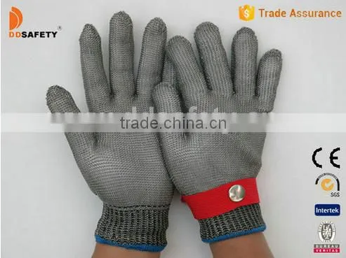 DDSAFETY Steel Cut Resistant Safety Gloves