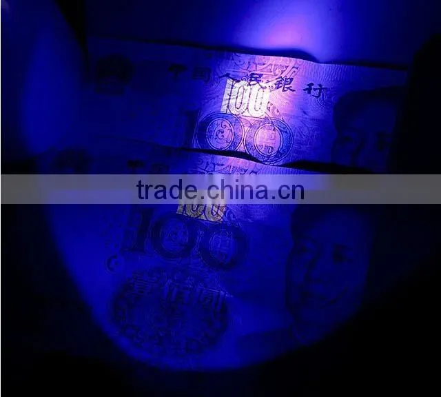 Uniquefire ccfl uv led gel lamp /365 nm led uv flashlight with 1*AA/1*14500 battery