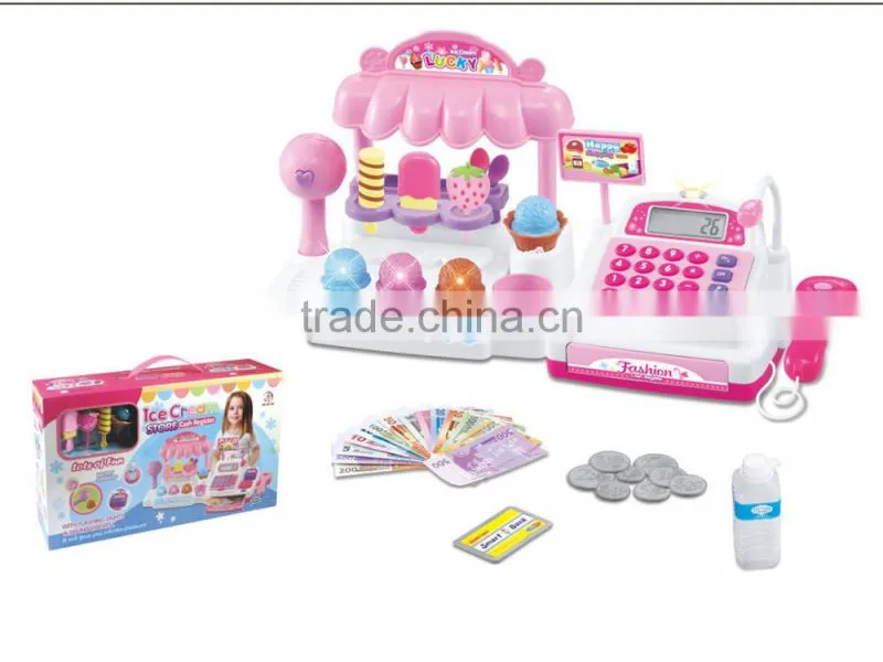 children ice cream shop cash register