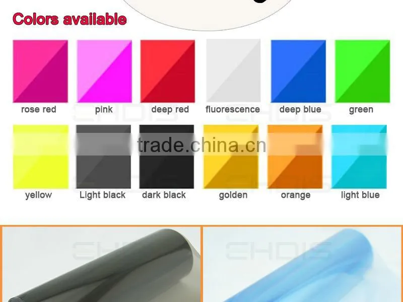 auto light color change vinyl film light protection film smoke car light film