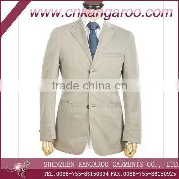 2011 Mens 100%cotton 3-button casual jacket