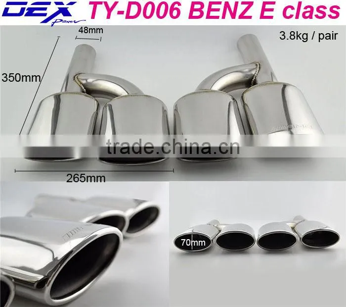 auto exhaust tip for ben z amg Eclass S63 SL63 C200