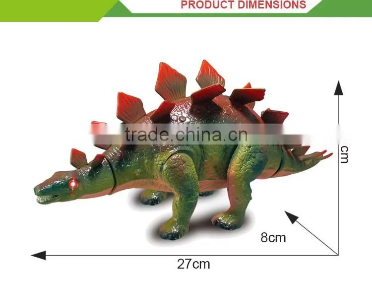 High quality stegosaurus battery operated dinosaur toys for kids