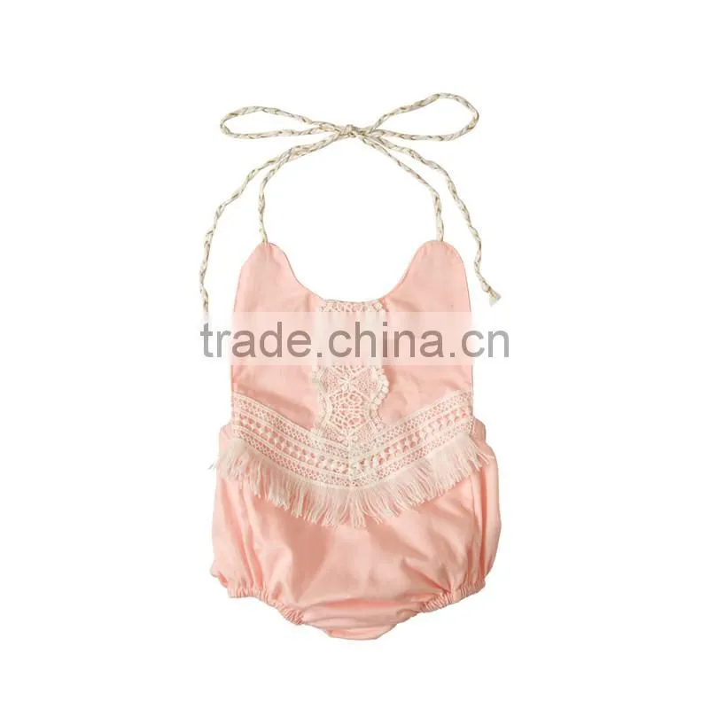 2017 Summer baby girls boutique clothing wholesale baby girl romper