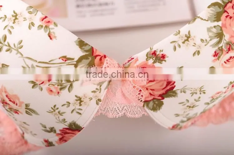 Hot sexy girls lovely high school bra penty new design