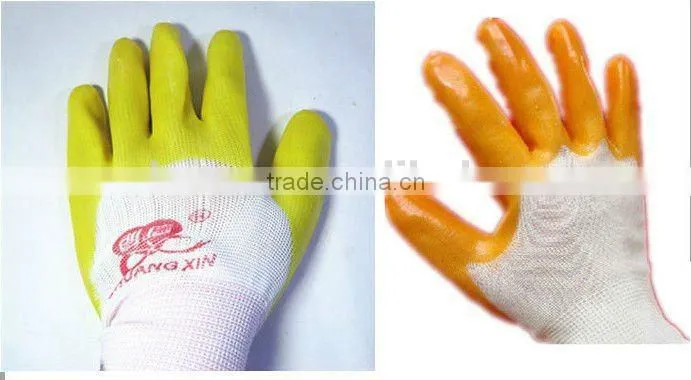 crinkle latex coated gloves