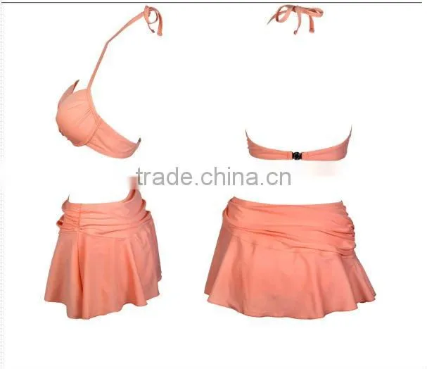 Three piece Sexy Ladies beach sunshine Bikini swimsuit swimwear
