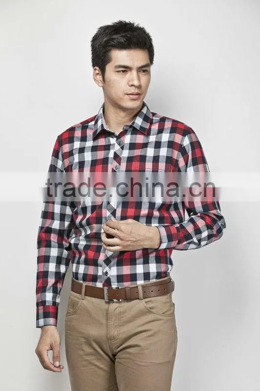 Classic Design Custom Men's Lapel Collar Formal Shirts