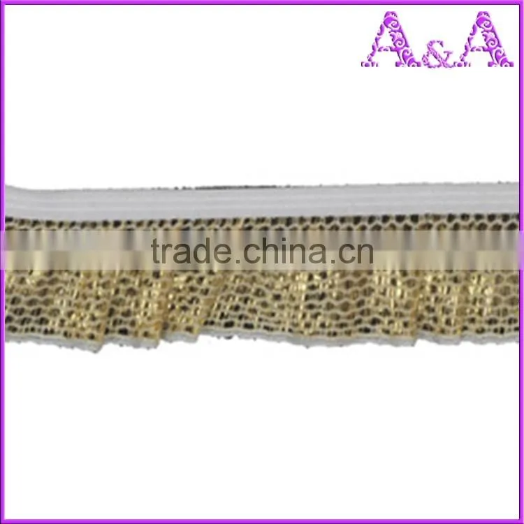 Garment use lace elastic webbing nylon knitted tapes soft bra shoulder