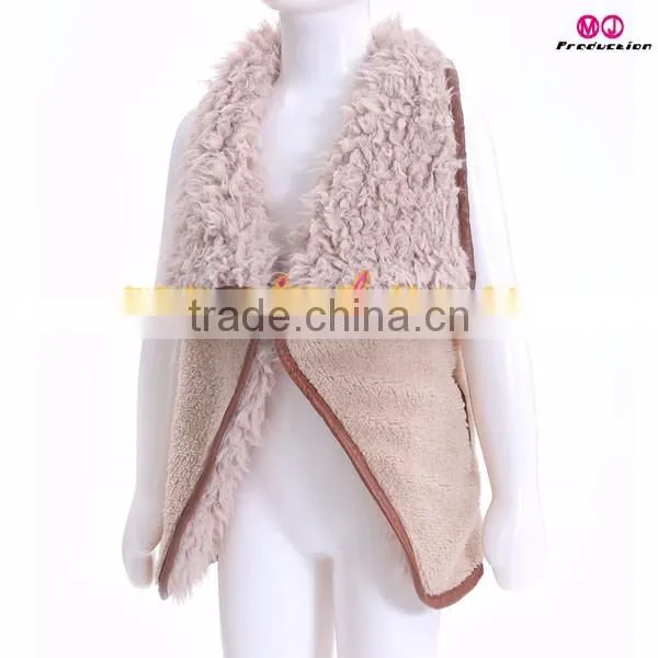 Wholesale sherpa baby fur vest