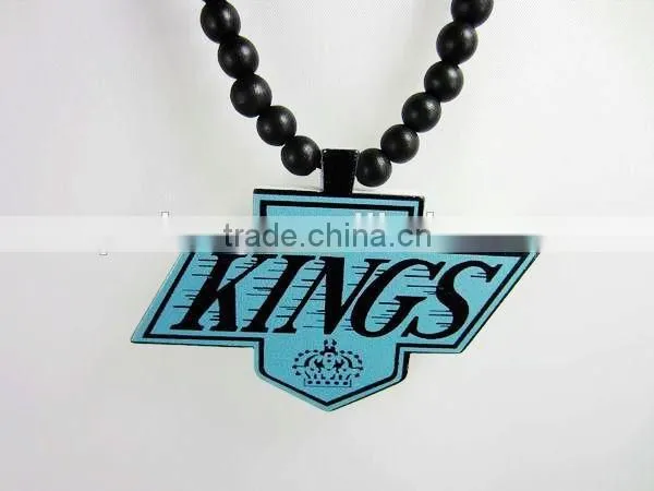personality hearts receiver chain bead swag good wood acrylic necklace