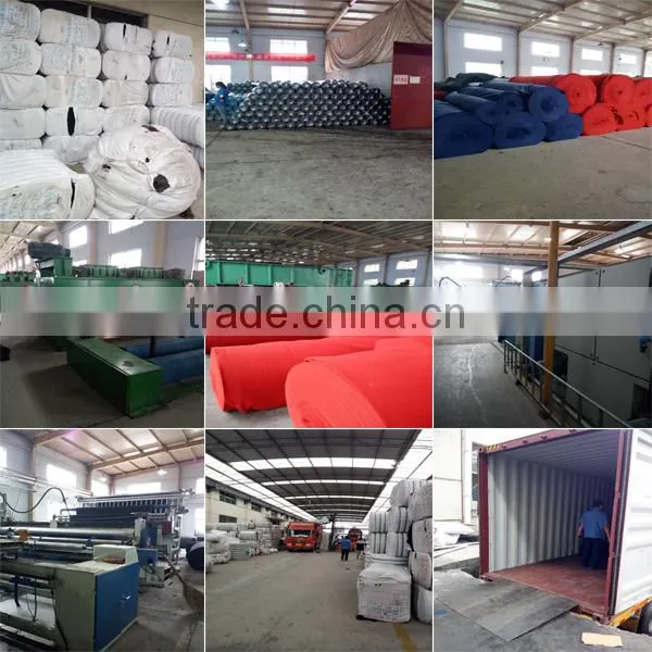 Red Gray Blue Green Color Plain Shaggy Stripe Jacquard Exhibition/Hotel 100% PE Carpet 1-4m Width