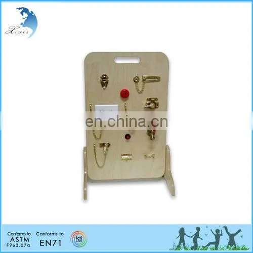 Montessori Material Wooden Science Education Kits With Locks