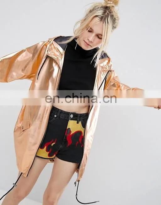 Winter Stylish Ladies Belted Khaki Women Trench Coat