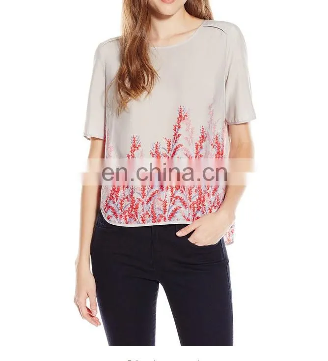 Best sell ladies new design fashion girl smart top