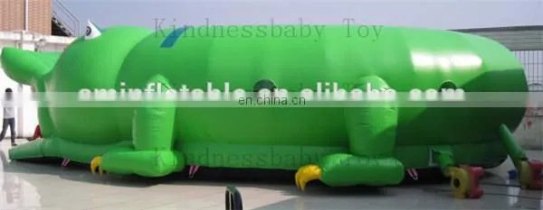 giant inflatable crocodile toy , inflatable tunnel toy , inflatable air crocodile manufacture