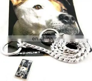 choke chain (cuprum chrome plating )/dog leash