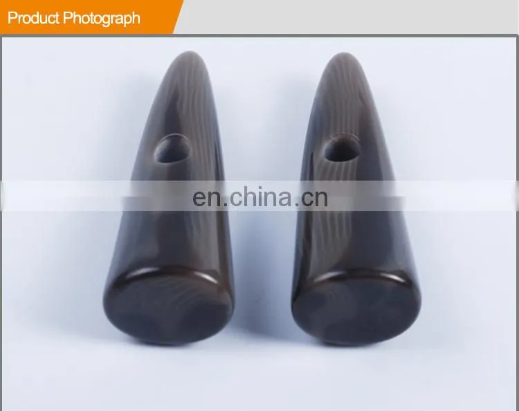 2 Hole Polyester Coat Toggle Horn Buttons BP40519