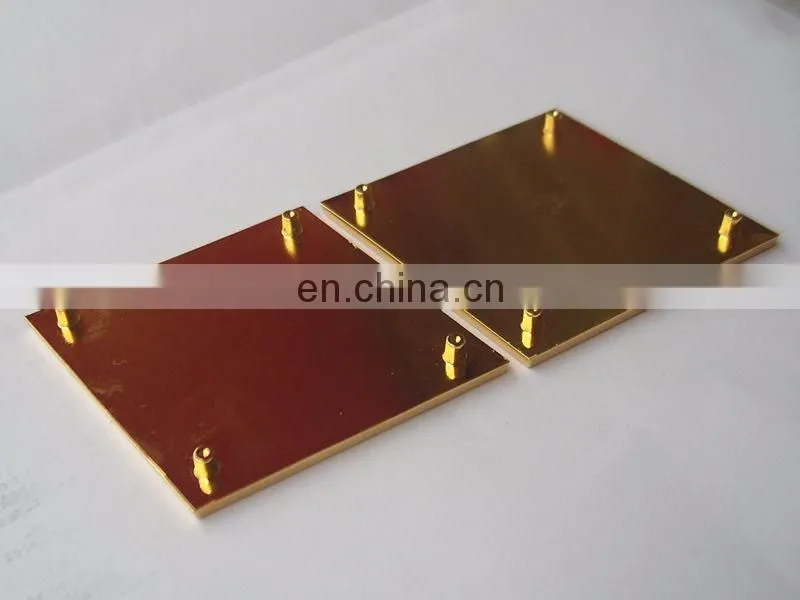 Fashion custom metal logo label handbag metal logo plates