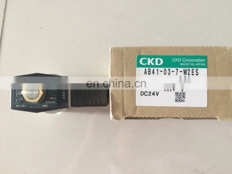 CKD Solenoid valve Japan Solenoid valve AB41-03-7-W2ES-DC24V