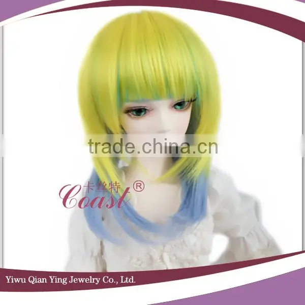nice straight synthetic American Girl toy Doll Wig