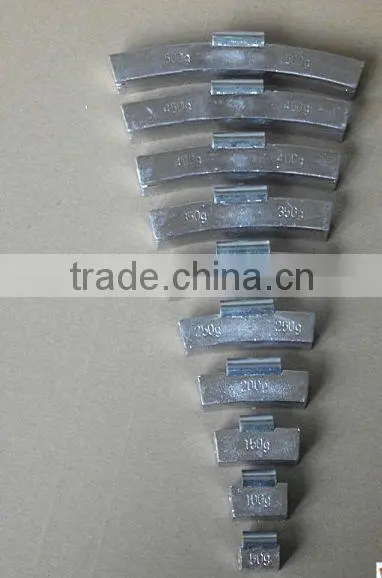 competitive price clip-on Zinc fe adhesive wheel balance weight