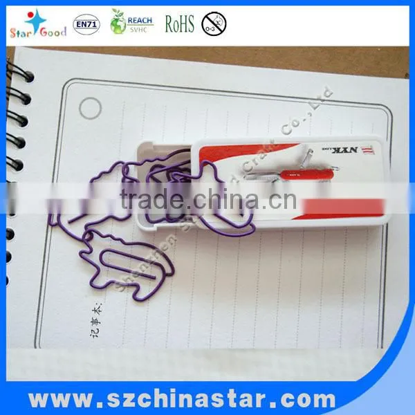 Excellent quality small square PP box paper clip