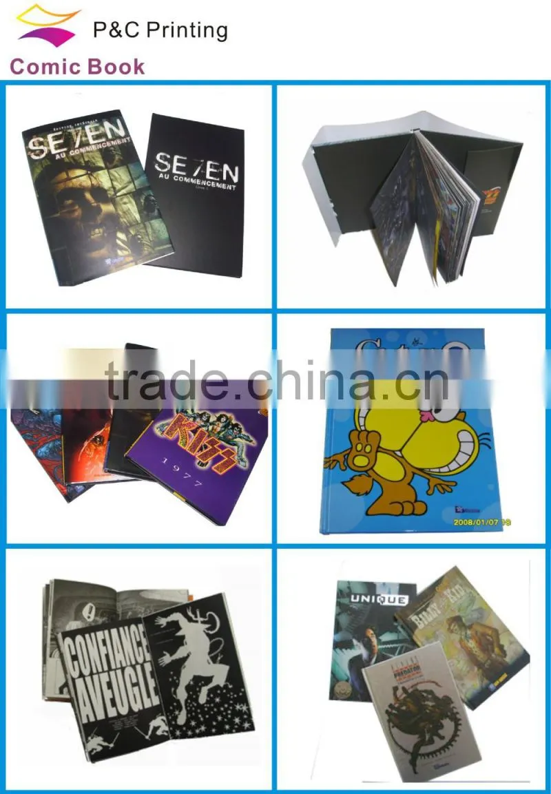 photo album printing and binding,printed paper cover baby photo album