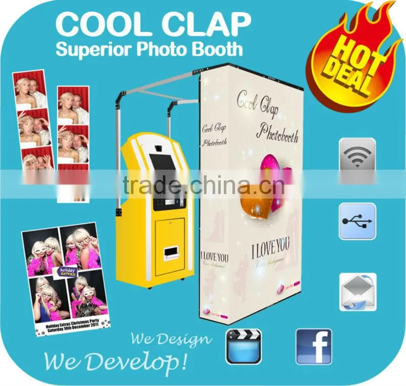 Up to 20% Off Self-Service Kiosk Photo Shoot Machine For Shopping Mall Promotion & Amusement Park