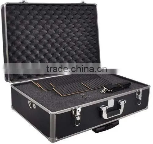 Professional Series Metal Frame Customized Large Hard Case with Locks, rolling photography equipment case