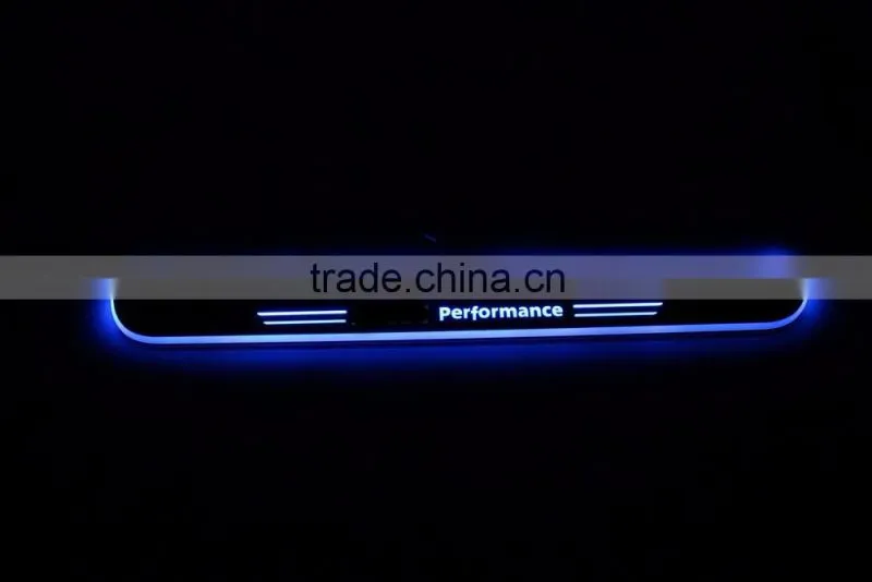 Hot sellers led bulbs for B.M.W E63 E64 LED moving door scuff sills plate light for BMW Auto accessories LED Sill plate light