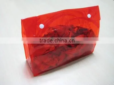 PVC promotional Button Closure Packing Bag DXC1212-09