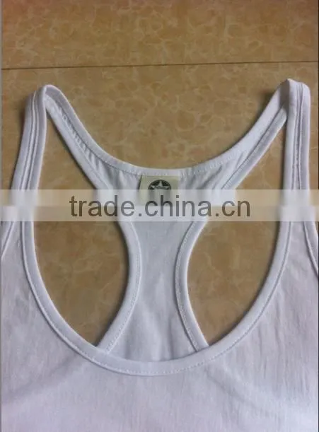 OEM Tank Tops Gym Wear Stringer Tank Top Wholesale Clothing / Stringer Vest With Printed wholesale from China supplier