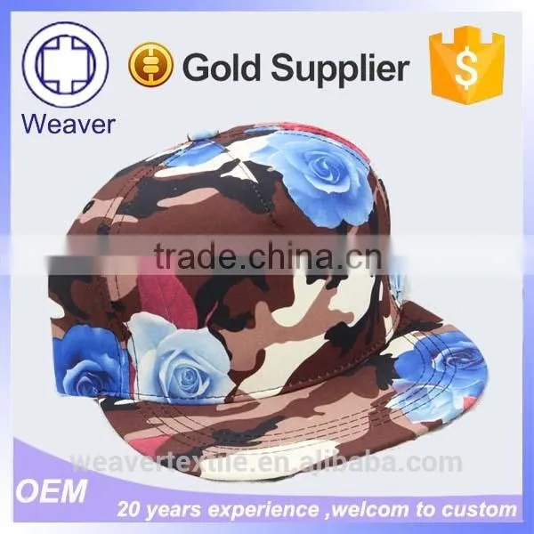 Fashionable Custom-made Flat Brim 5 Panels Caps Sport Caps