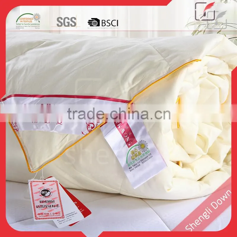 Sticky duck down filled heated under blanket