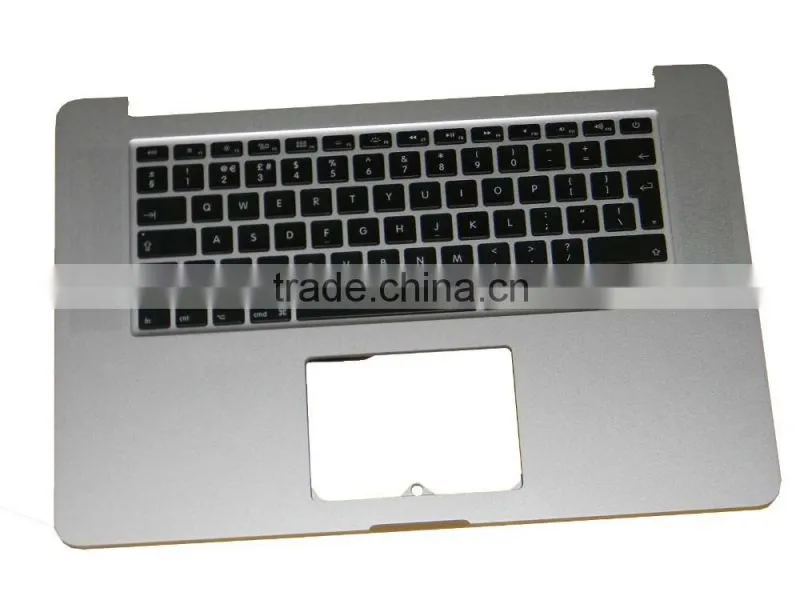 Top case with keyboard 2013 UK layout For Apple MacBook Pro Retina A1398